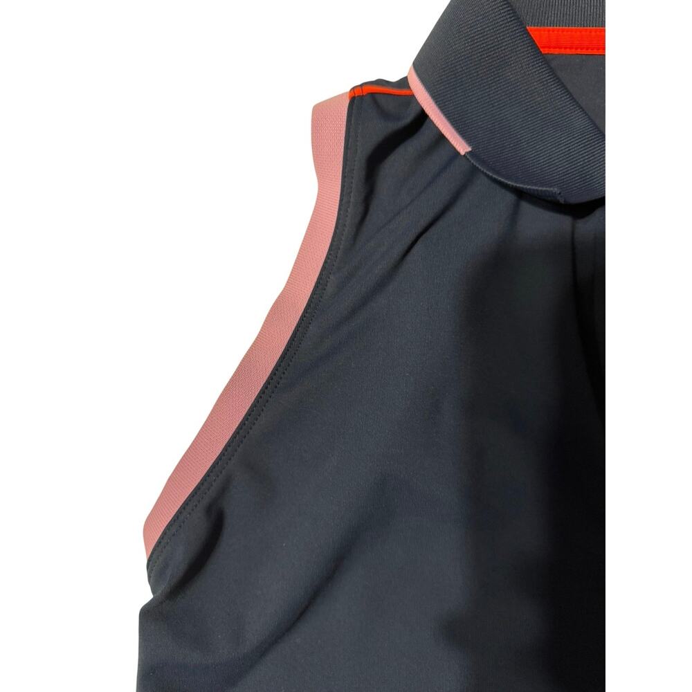 Peter Millar Women’s M Golf Tank Polo Navy Pink Eagles Nest UPF 50+ - Picture 4 of 11
